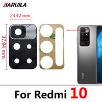 2 sztuk, oryginalny tylny obiektyw szklany obiektyw z klejem naklejki wymiana naprawa dla Xiaomi Redmi uwaga 11 10T 5G 10S uwaga 10 Pro 5
